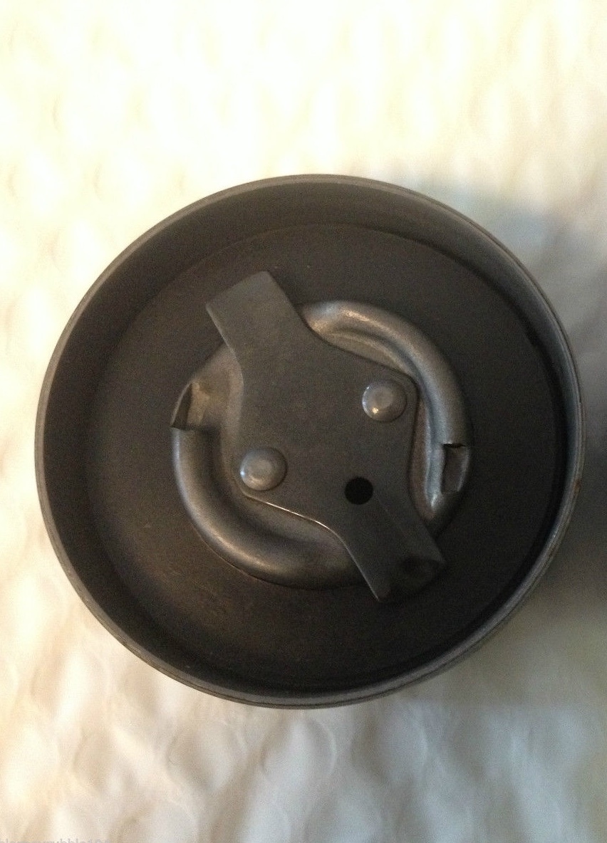 Harley Eaton Style Gas Cap Parkerized WLA WLC ELC WPA WWII Bobber
