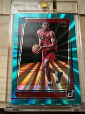 SCOTTIE BARNES 2021-22 Panini Donruss #236 Rated Rookie RC Teal Holo Laser