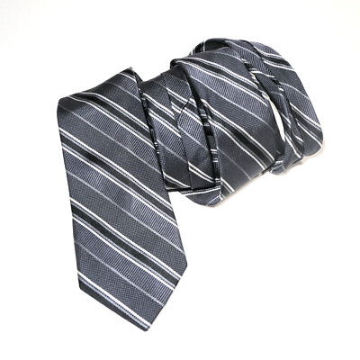 dark gray skinny tie