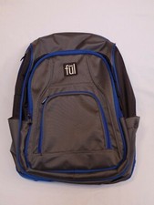 Ful Backpack Blue Gray Grey Padded Heavy Duty...