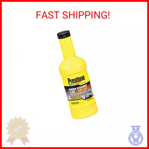 Prestone AS262 Power Steering Fluid with Stop Leak - 12 oz.