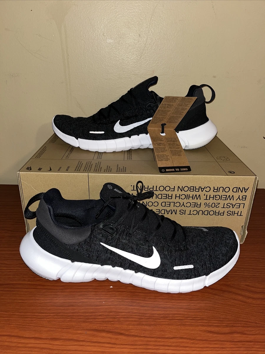 Anmeldelse stof præmie Nike Free Run 5.0 Mens Size 14 Shoes Black White Dark Smoke Grey CZ1884-001  | eBay