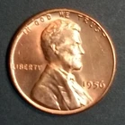 1956 (P) Lincoln Wheat Cent BU Red