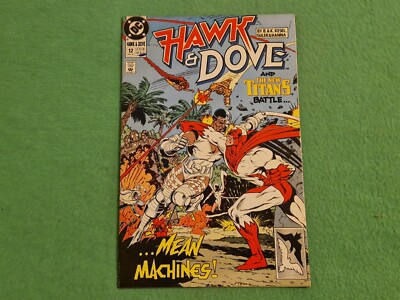 DC Comics Hawk & Dove 12 May 1990 ''Mean Machines''