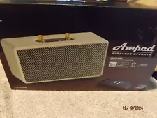 Cream Amped Wireless Speaker--Brand New
