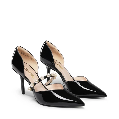 Damen-Slipper D'Orsay Pumps enge Zehenpartie Stilettos hoher Absatz Anzug Pump Schuhe - Bild 9 von 23