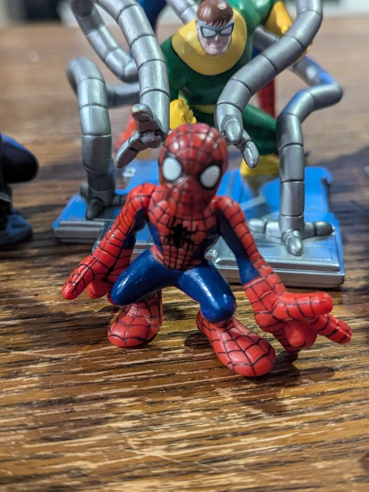 Lote de 9 figuras de acción de Spider-Man Venom Doc Oct Green Goblin Toys Marvel Hasbro Foto 2 de 4