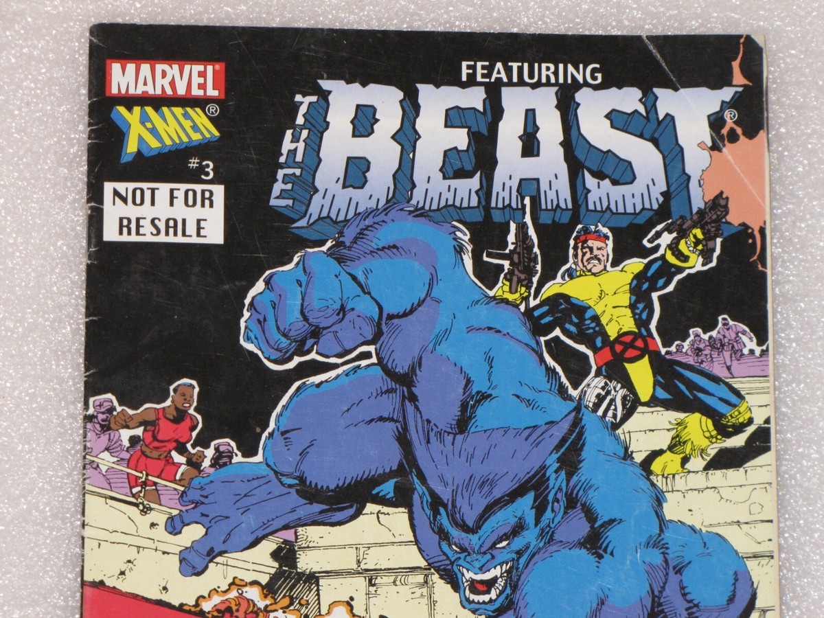 X-Men The Beast #3 Marvel Legends Comic Book 2003 Reprint Toybiz