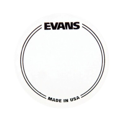 Evans EQ Clear Plastic Single Bass Drum Patch (Packung mit 2 Patches) - EQPC1