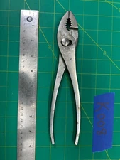 Vintage 8.75" S-K Wayne Combination Slip Joint Pliers Tool No. 7208, Made In USA