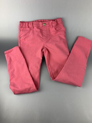 H &amp; M Faded Pink Skinny Jeans Girls Size 9-10 Adjustable Elastic Waist