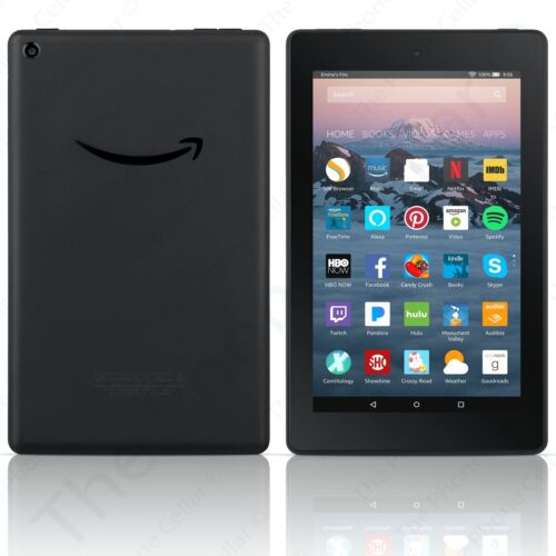 Amazon Kindle Fire 7 M8S26G 9th Gen Android Tablet 7" HD 16GB WiFi Black Grade B - Afbeelding 1 van 3