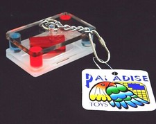 Paradise Toys SM Med Parrot Acrylic Activity Toy Rattle Rectangle 320 Caitec