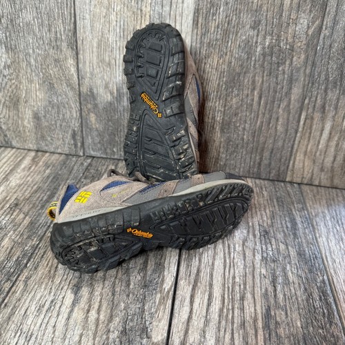 Columbia Kinder Redmond wasserdichte Wanderschuhe blau grau Größe 1 - Bild 7 von 10
