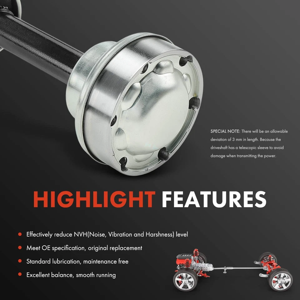 Conjunto de eje de transmisión intermedio para Mercedes-Benz W463 G500 2002-2007 G55 AMG Foto 4 de 4