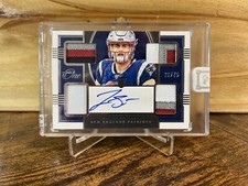 2019 Panini One Quad Patch Jarrett Stidham RPA /75 Raiders Patriots Encased