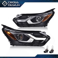 Halogen LED DRL Headlights Headlamps Left+Right Fit For 2018-2020 Chevy Equinox