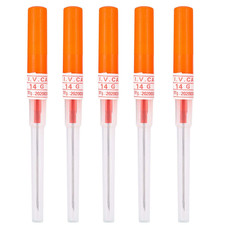 Piercing Needles,5Pcs 14G IV Catheter Needles Kit Piercing for IV Start Kits,Ear