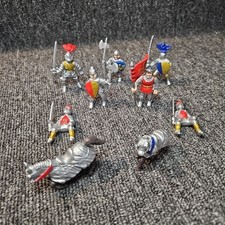 LOT of 9 Safari Medieval Knights Figurines