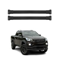 DachträGer GrundtäGer FüR Ssangyong Grand Musso 2018-2026 75Kg Alu Schwarz 2 Tlg