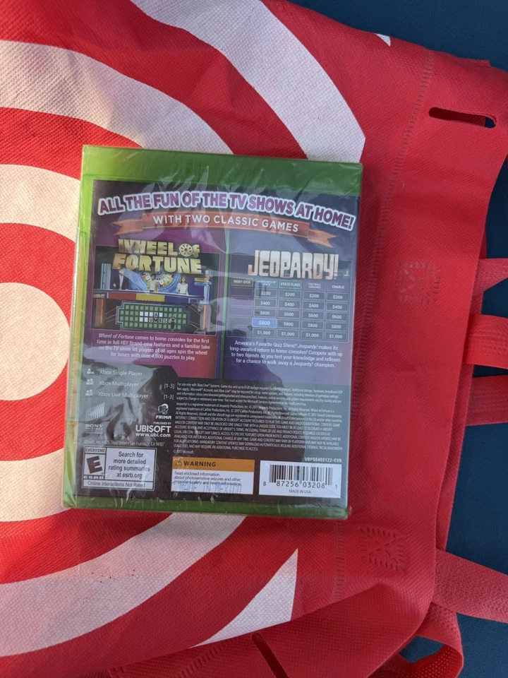 AMERICA'S GREATEST GAME SHOWS: WHEEL OF FORTUNE & JEOPARDY! - XBOX ONE SEALED - Image 2 of 2