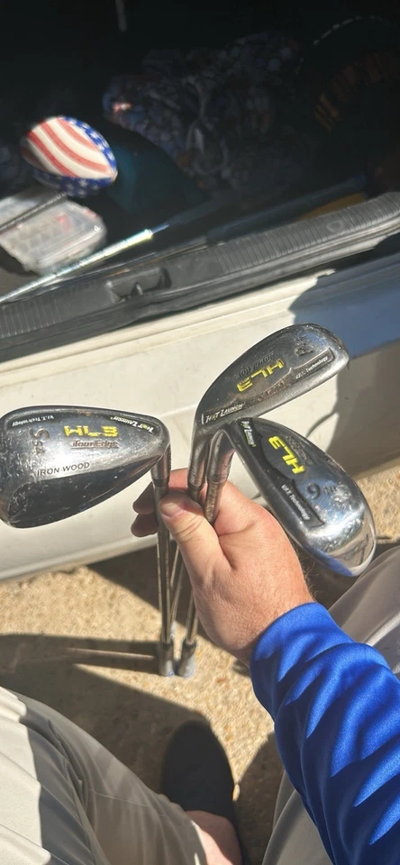 HLB Tour Edge Pro Launch SW,PW & 9 Iron New Grips Regular Flex Hybrid Irons - Image 2 of 4