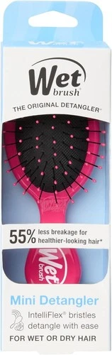 WET BRUSH ORIGINAL MINI DETANGLER HAIR BRUSH - PINK NEW BOXED