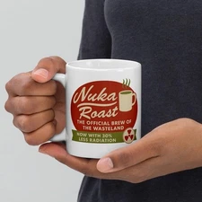 Nuka Roast Fallout Mug – Wasteland Coffee Cup | Post-Apocalyptic Gamer Gift