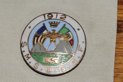 S.M.S.D.S.S.F. 1912 Fraternal Organization Lapel Pin Gold Filled 1913 Historical