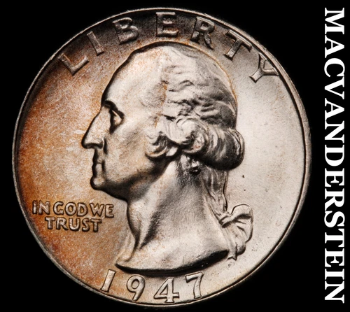 1947 Washington Quarter- Lustrous Choice Gem Brilliant Uncirculated #i6246
