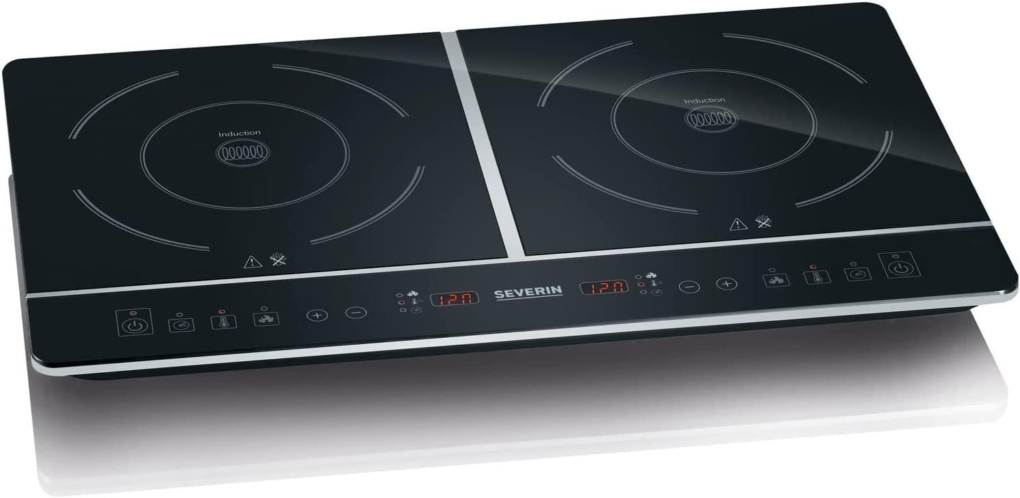 PIASTRA AD INDUZIONE DOPPIA DK1031 SEVERIN 3400W CERAMICA usata pochissimo