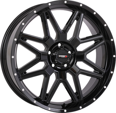 ST7 WHEELS 20X9 5+4 (0MM) 4/137 & 4/156 GLOSS BLACK/MACHINED