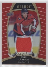 2019-20 Upper Deck Allure Red Rainbow Jerseys John Carlson #9 a2n