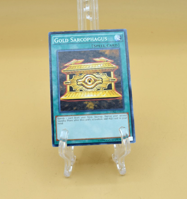 yugioh gold sarcophagus deck box Yu-Gi-Oh! For Ultimagear Millennium Puzzle Robot Kai Instructions may or may not include English translation. Gold Sarcophagus Deck Box