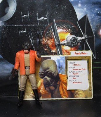1996 Kenner Star Wars Power of the Force PONDA BABA Loose & Complete Figure