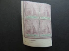 1896-1906 Trinidad 1/2d Dull purple & green SG114 Corner Block of 4 Mounted Mint