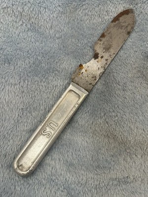 Vintage Knife LF&C U.S. Mess Kit Dinner Knife - 1917- Modified- Rusted