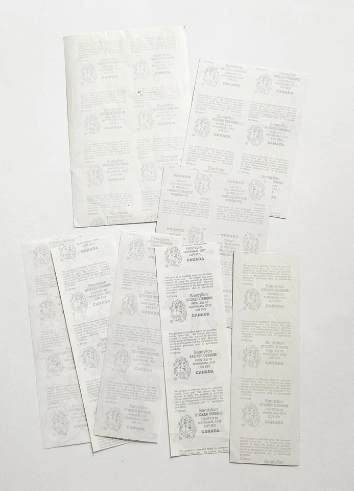 LOTE de pegatinas de colección Sandylion Pocahontas Disney prismática madreperla kromekote Foto 2 de 4