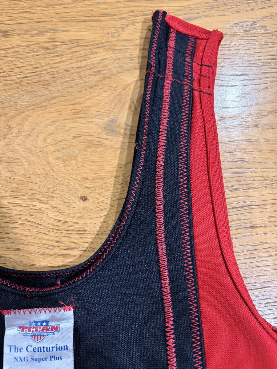Powerlifting Titan Centurion NXG Super Plus Squat Suit RS 34 | eBay