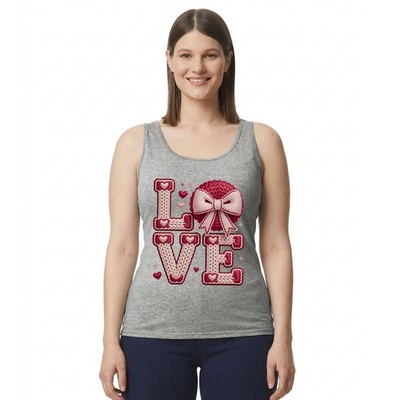 Liebe Herz Damen Trägershirt Tank Top Romantik Valentinstag Geschenk für Sie