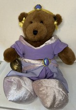 Build A Bear Jasmine Aladdin Outfit Disney Princess Purple + Lamp EArrings BAB