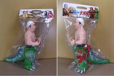 M1 No. Nakajima Haruo Godzilla New Unopened Sofubi   Retro Green Mold Color Silv