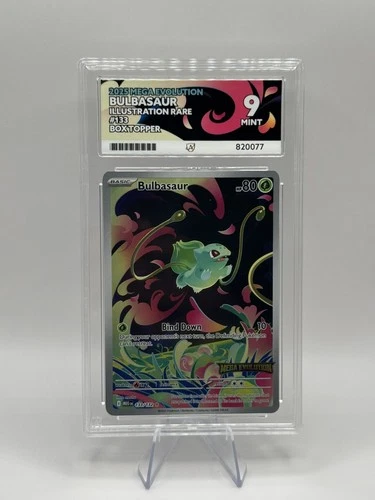 Pokemon Bulbasaur 133/132 - Mega Evolution Stamped Box Topper - Ace 9