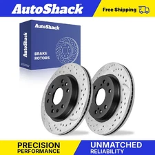 Front Drilled Slotted Brake Rotors for Chevy Silverado 1500 GMC Yukon 5.3L