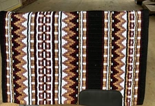 NEW ZEALAND WOOL WESTERN SHOW SADDLE BLANKET PAD NEW 42x34