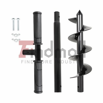 Hand Operated Auger Drill Bit for Planting T Shaped 4''X24'' Garden Auger US