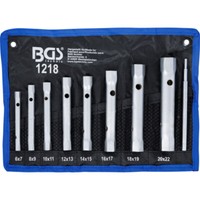 Bgs - RohrsteckschlüSsel-Satz | Sw 6X7 - 20X22 Mm | 9-Tlg. - 1218