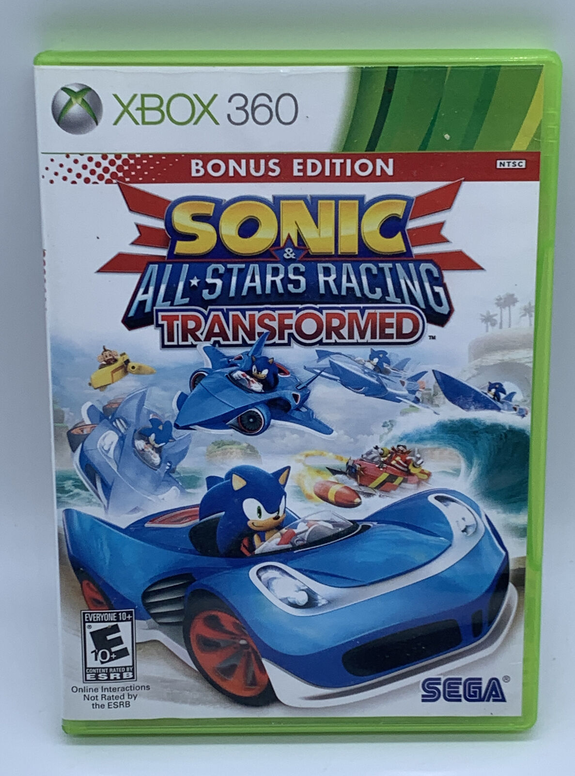 Jogo Sonic & All Star Racing Transformed Xbox 360 Sega com o