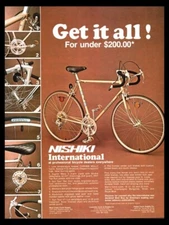 1976 Nishiki Int'l Cycling-ORIGINAL Vintage Bike Bicycle Print ad /mini poster