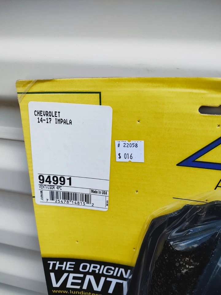 Deflector de ventilador AVS 94991 para Chevrolet 14-17 Impala 4 piezas Foto 3 de 4